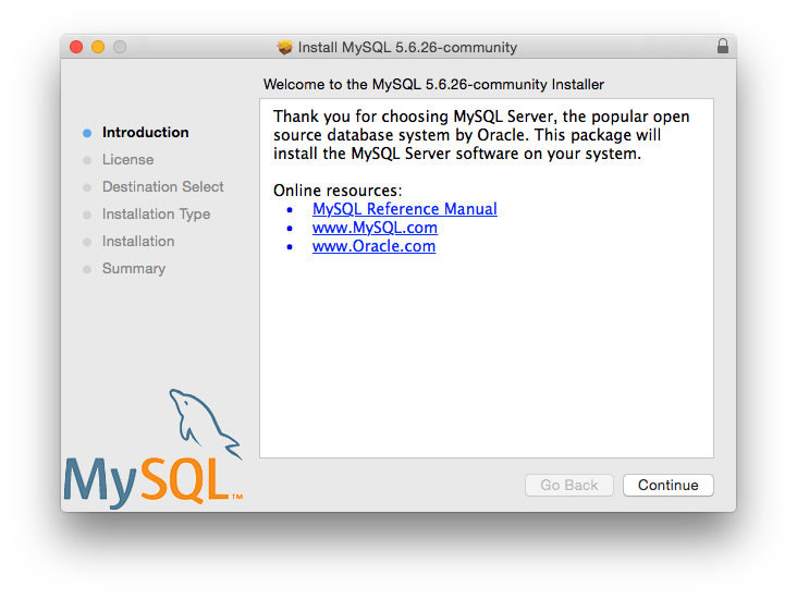 MySQL Package Installer: Introduction
